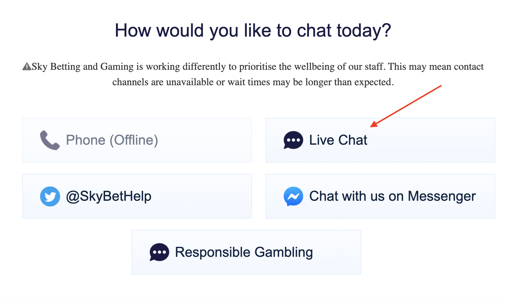 skybet live chat