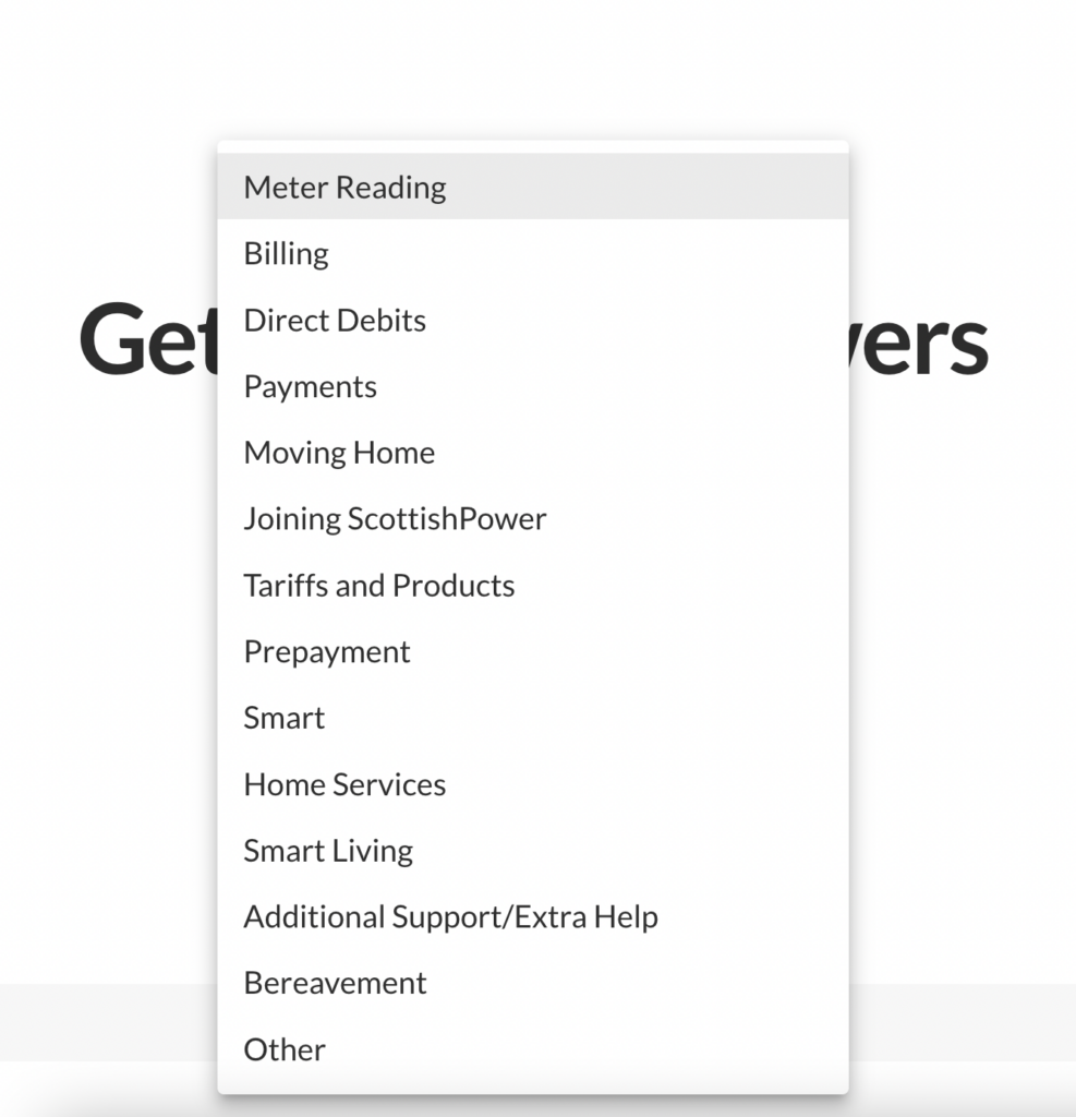 scottish power select a reason to chat