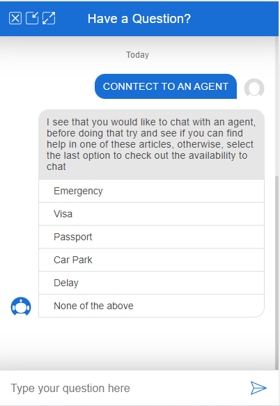 Stansted Airport Live Chat