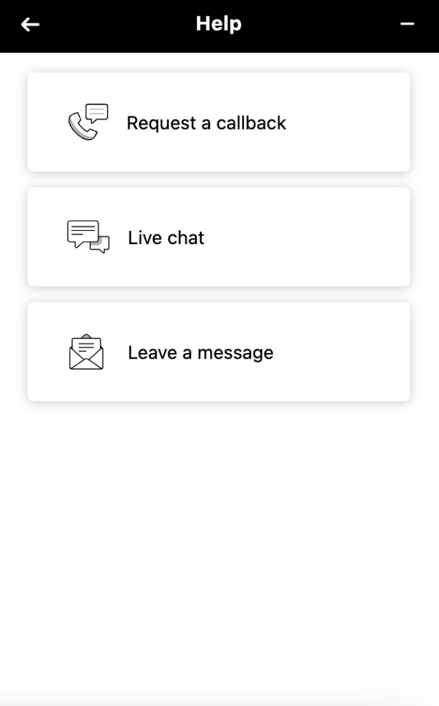 end clothing chat tab